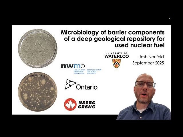 Microbiology of Barrier Components of a Deep Geological Repository for Used Nuclear Fuel