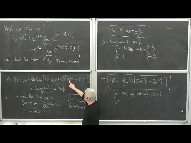 Field Theory Approaches to Low-Dimensional Many-Particle Quantum Systems - Lecture 5