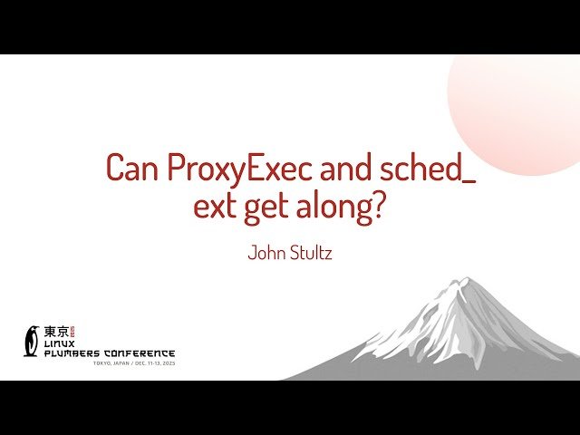 Can ProxyExec and sched_ext Get Along?