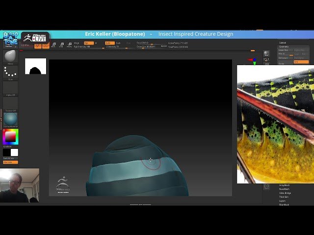 Insect-Inspired Creature Design in ZBrush
