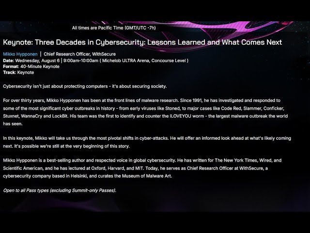 Three Decades in Cybersecurity - Lessons Learned and What Comes Next