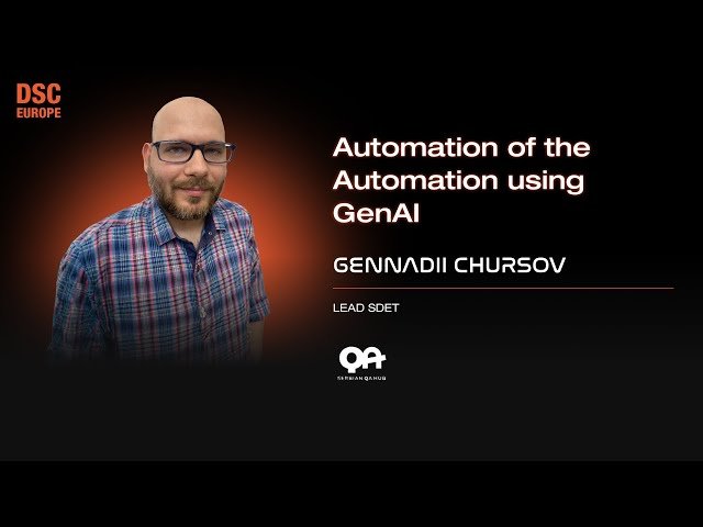 Automation of the Automation using GenAI