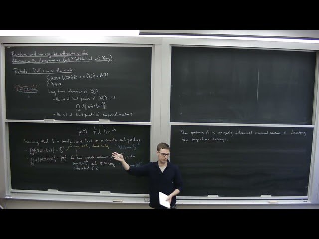 Random Attractors and Nonergodic Attractors for Diffusions with Degeneracies