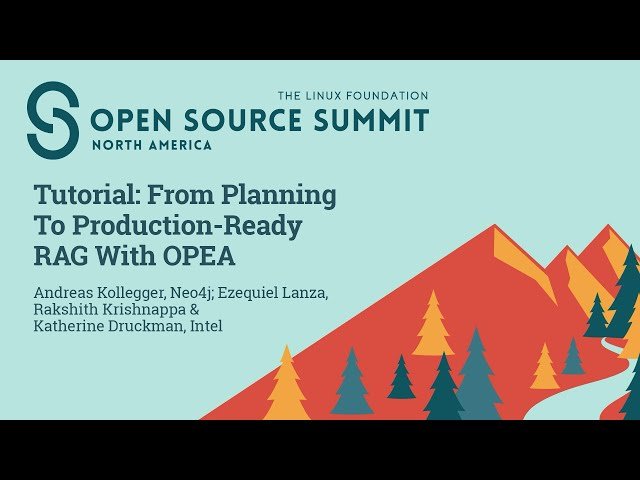 From Planning to Production-Ready RAG with OPEA
