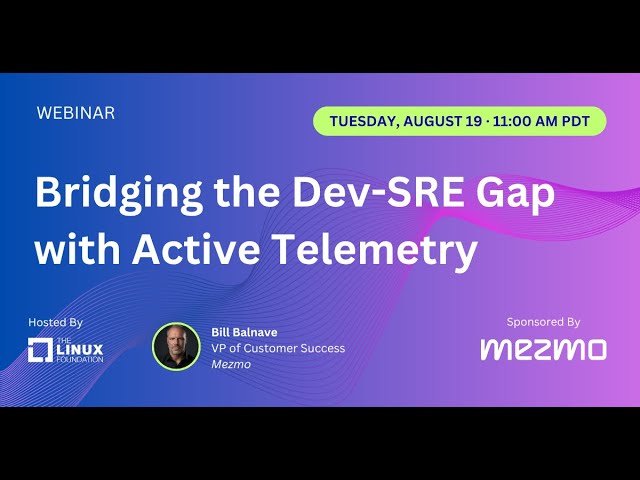 Bridging the Dev-SRE Gap with Active Telemetry