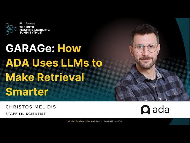 GARAGe - How ADA Uses LLMs to Make Retrieval Smarter