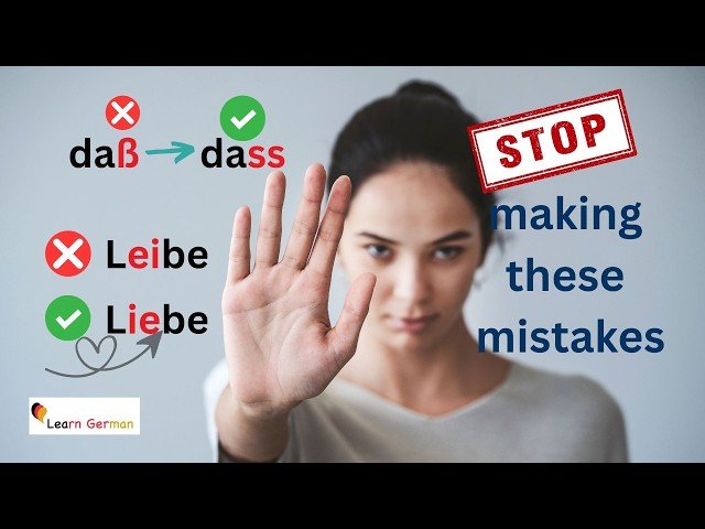 German Spelling Rules You MUST Know - A1-B1