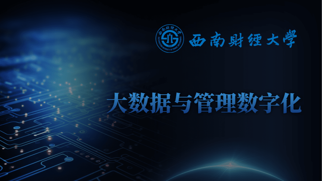 大数据与管理数字化