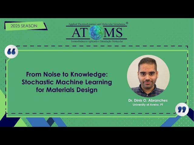From Noise to Knowledge - Stochastic Machine Learning for Materials Design