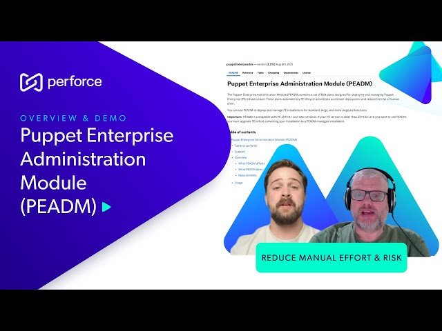 Puppet Enterprise Installations with the Administration Module - PEADM