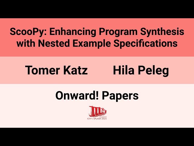 ScooPy - Enhancing Program Synthesis with Nested Example Specifications