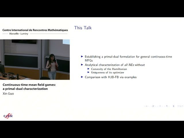 Continuous-Time Mean Field Games - A Primal-Dual Characterization