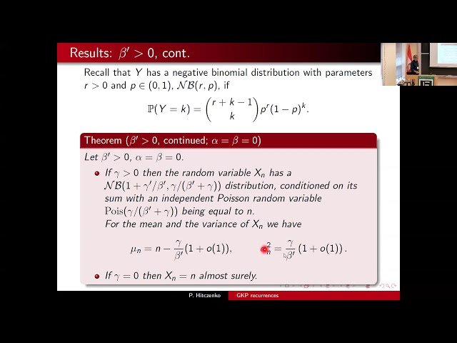 Limiting Distributions of Some of the Graham, Knuth, Patashnik Recurrences