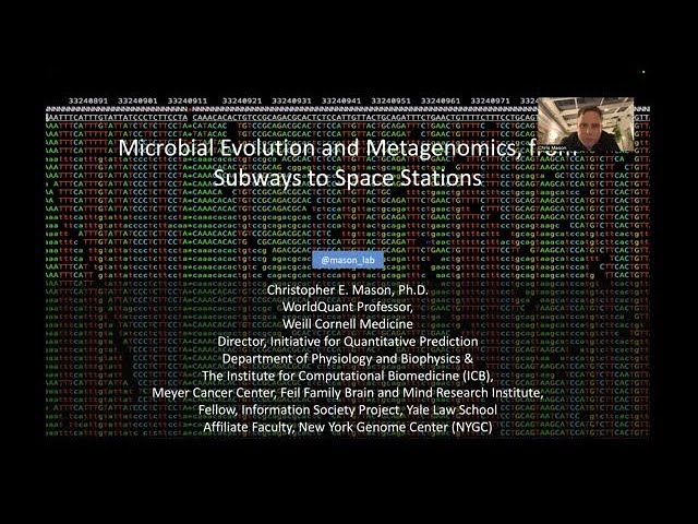 Microbial Evolution and Metagenomics - From Subways to Space Stations