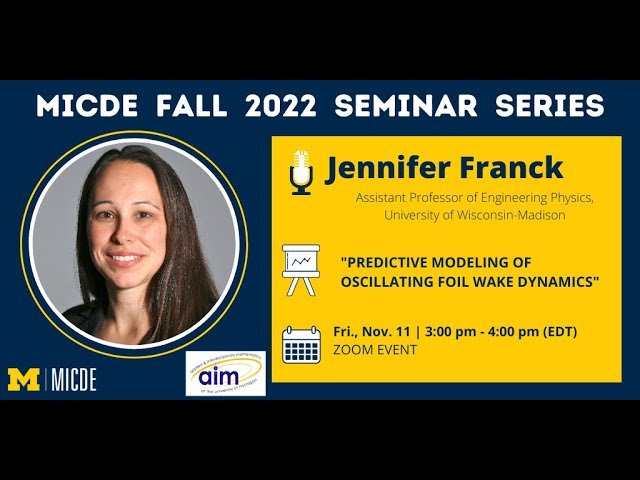 Predictive Modeling of Oscillating Foil Wake Dynamics