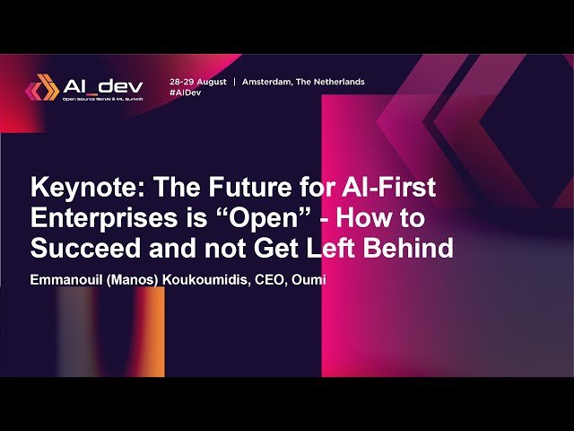 The Future for AI-First Enterprises is "Open" - How to Succeed and Not Get Left Behind