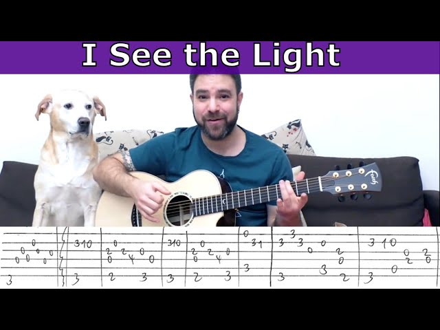 Fingerstyle Tutorial - I See the Light (Tangled) - Full Instrumental - Guitar Lesson