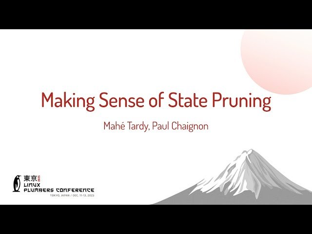 Making Sense of State Pruning