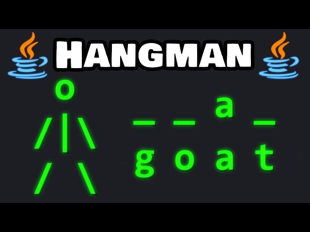 Coding a Hangman Game in Java - Working with ArrayLists and File Reading