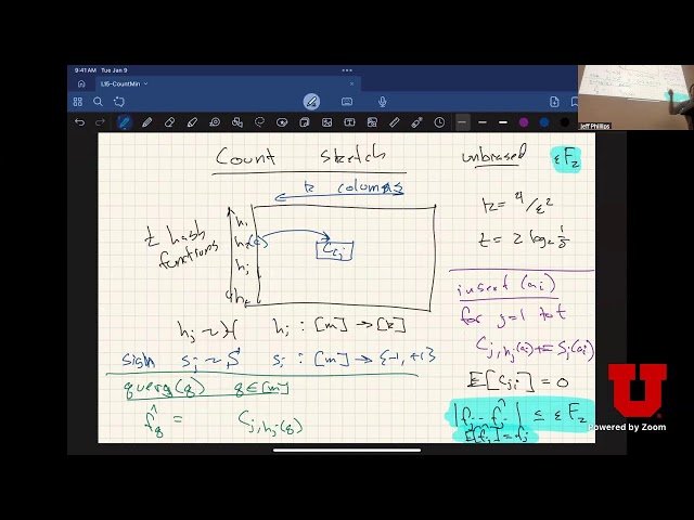 Data Mining Lecture 15 - CountMin Sketch