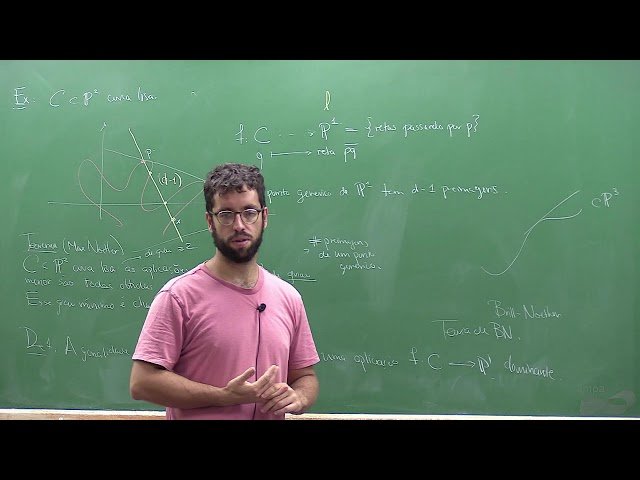 Curvas Algébricas - Aula 13