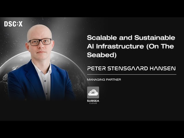 Scalable and Sustainable AI Infrastructure on the Seabed