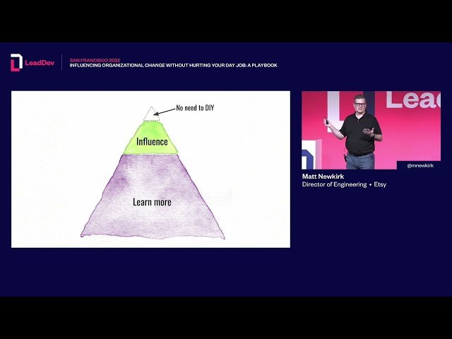 Influencing Organizational Change Without Hurting Your Day Job - A Playbook