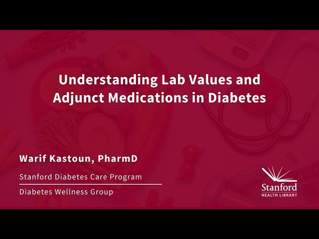 Understanding Lab Values and Adjunct Medications in Diabetes