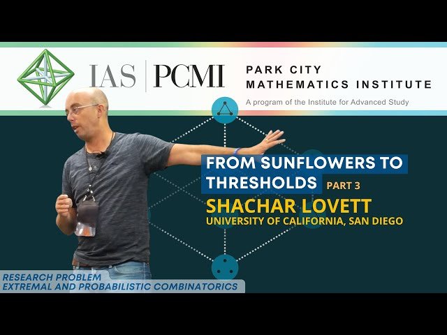 From Sunflowers to Thresholds - Part 3