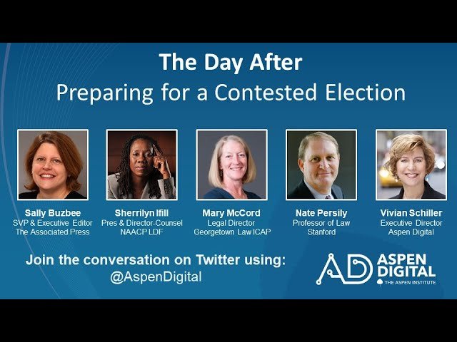 The Day After - Preparing for a Contested Election