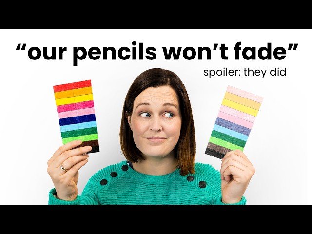 Pencil Brands Are Lying to You About Being Lightfast