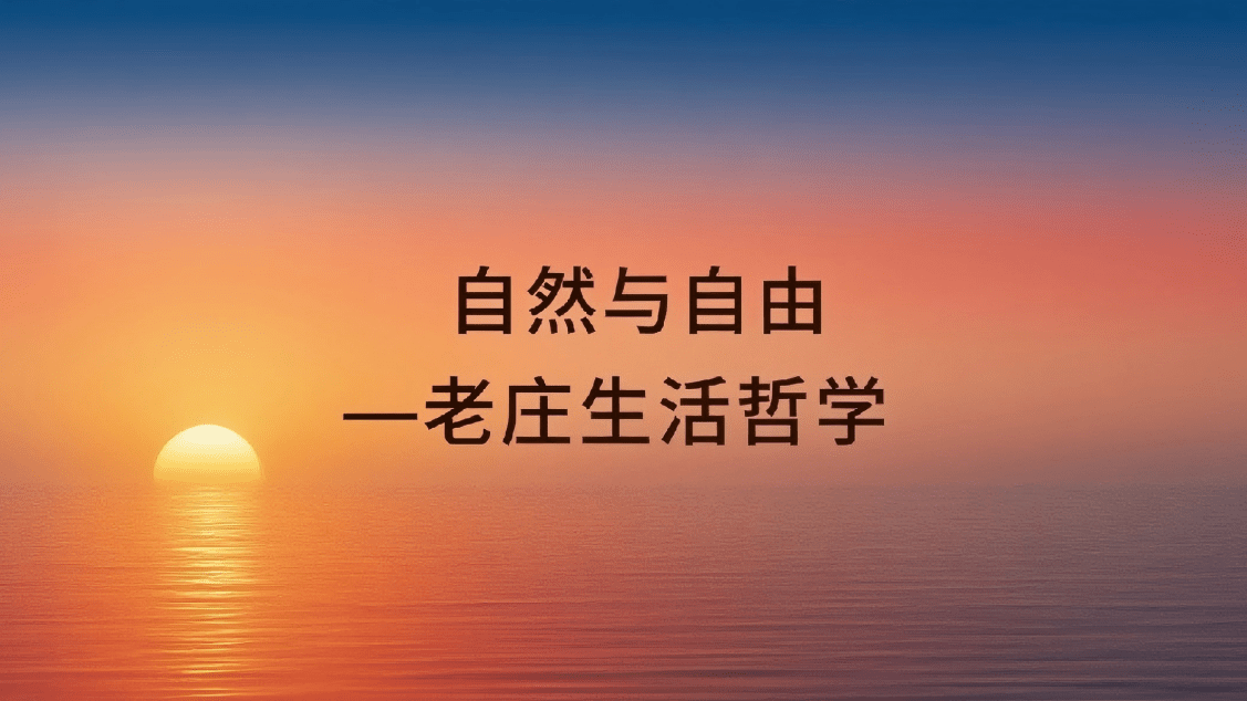 自然与自由—老庄生活哲学