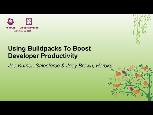 Using Buildpacks To Boost Developer Productivity