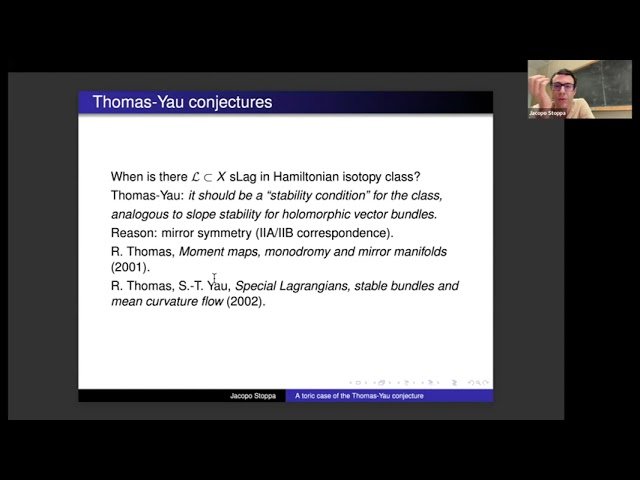 A Toric Case of the Thomas-Yau Conjecture