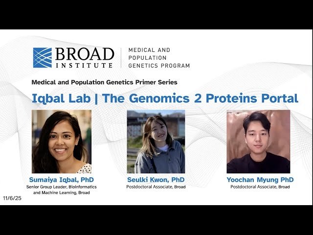 The Genomics 2 Proteins Portal - MPG Primer 2025