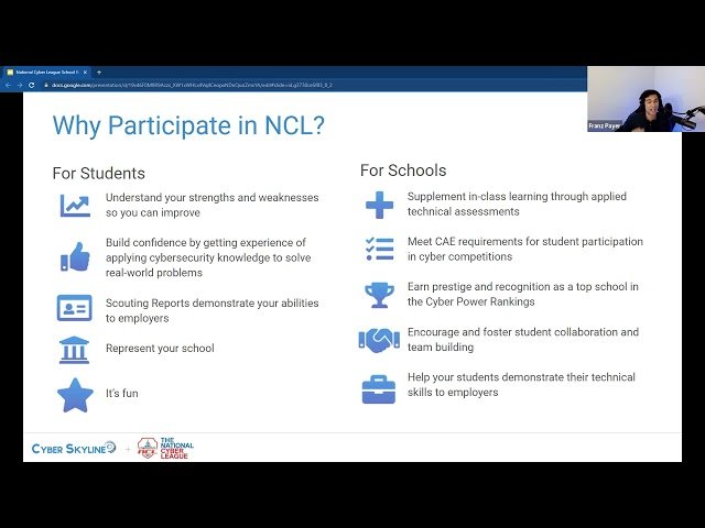 Getting to Know Your Cyber Competition - September 20, 2022