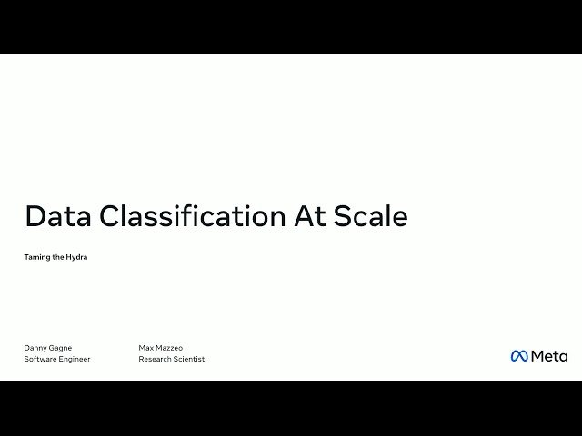 Data Classification at Scale - Taming the Hydra