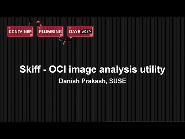 Skiff - OCI Image Analysis Utility