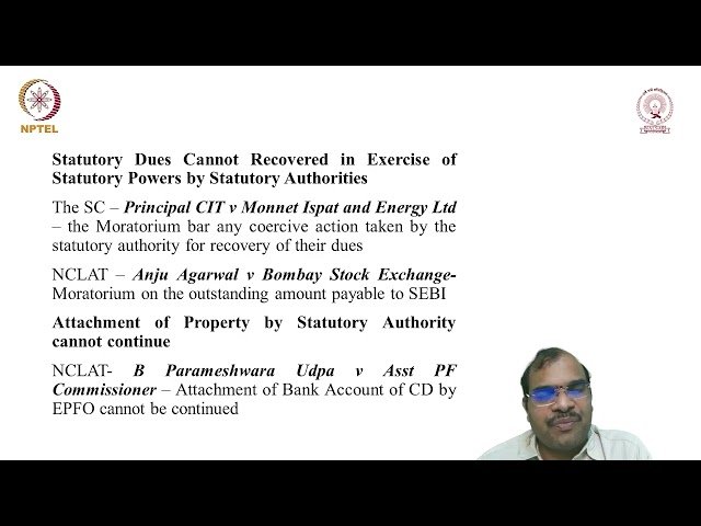 Commencement of CIRP - Applicability of Moratorium and Exemptions - Part 2