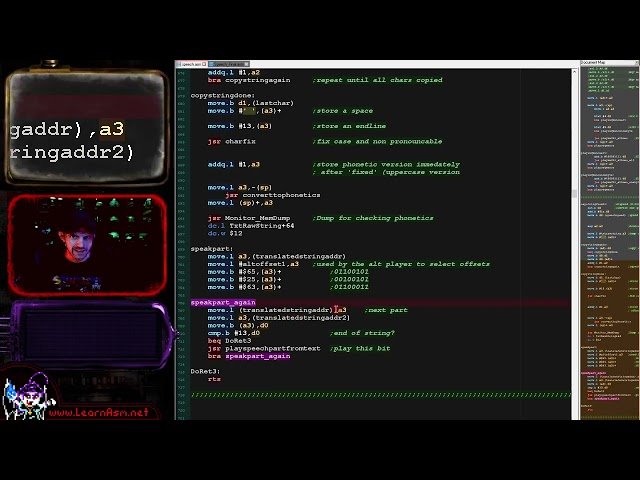 68000 Speech Synthesizer - Sample Selection and Playback - Part 2