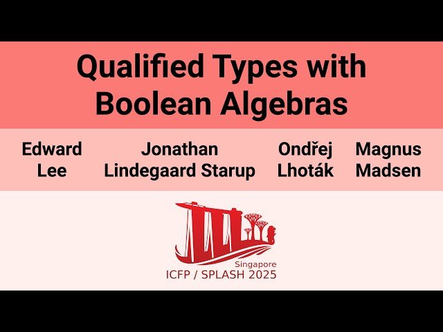 Qualified Types with Boolean Algebras