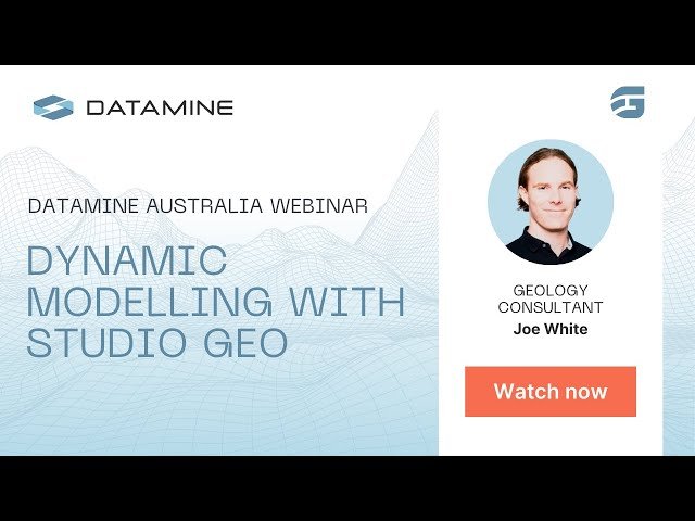 Dynamic Modelling with Studio Geo