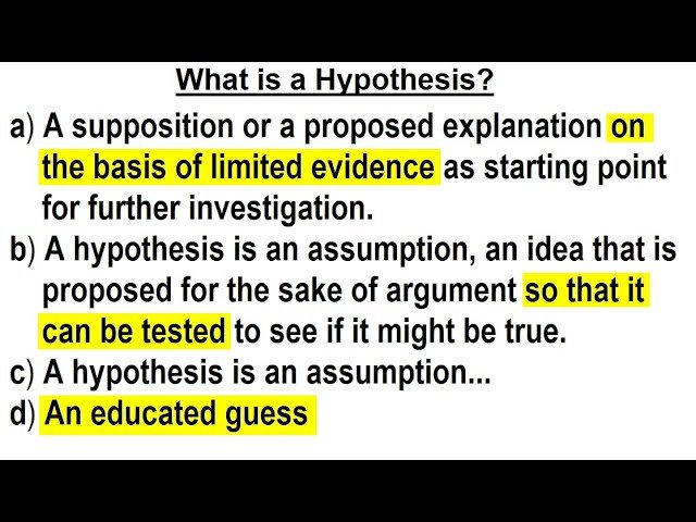 Statistics - Chapter 9 Hypothesis Testing
