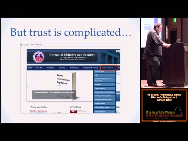 The Security Trust Chain is Broken - What We're Doing About It