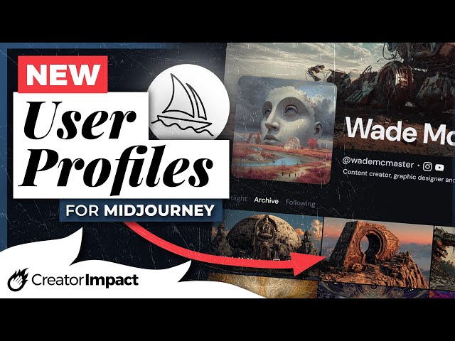 Midjourney User Profiles - Create and Customize Your New Social Media-Style Profile