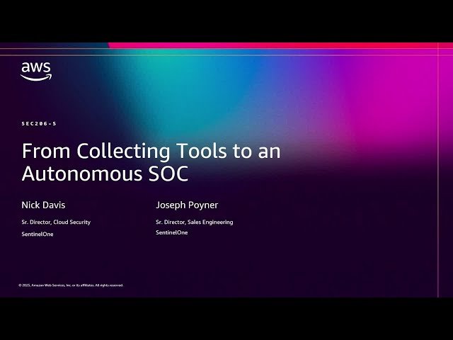 From Collecting Tools to an Autonomous SOC - SEC206
