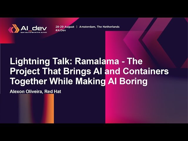 Ramalama - The Project That Brings AI and Containers Together While Making AI Boring