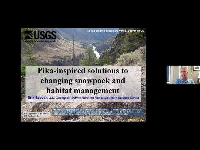 Pika Inspired Solutions - Changing Snowpack and Habitat Management