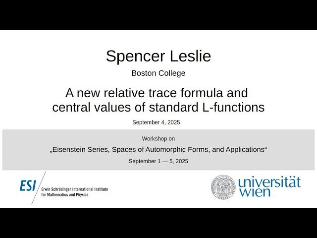 A New Relative Trace Formula and Central Values of Standard L-Functions