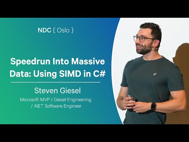 Speedrun Into Massive Data - Using SIMD in C#